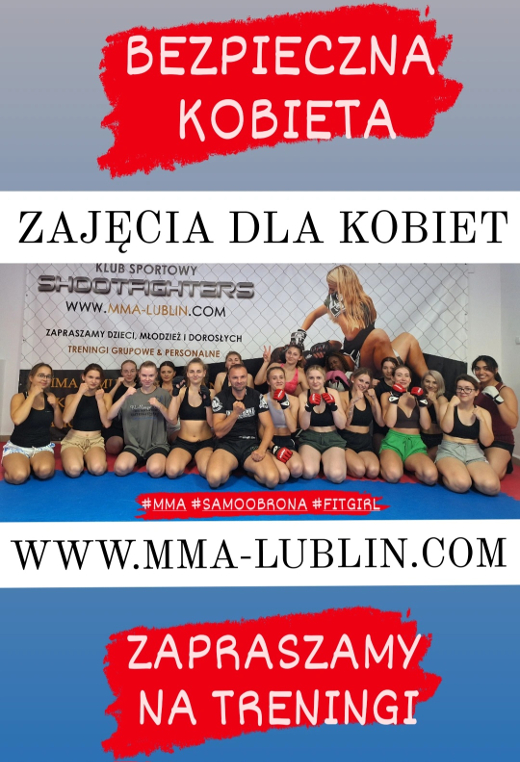 treningi lublin dla kobiet samoobrona MMA MUAY-THAI SANDA SUBMISSION SAMOOBRONA KICKBOXING K1 FIGHT LUBLIN
