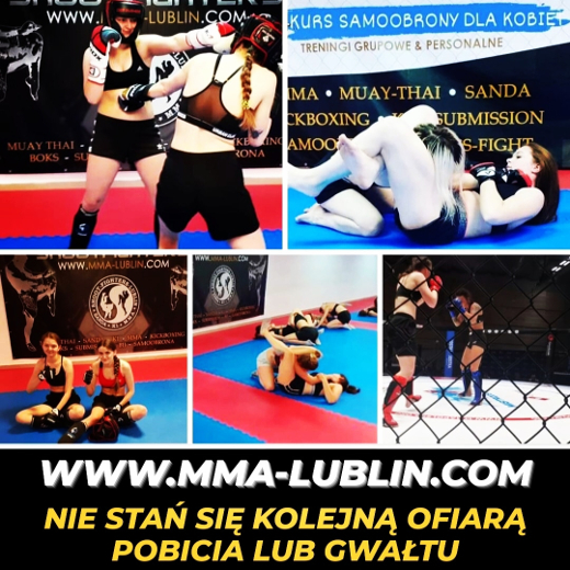 SAMOOBRONA DLA KOBIET MMA KICKBOXING BOKS MUAYTHAI LUBLIN