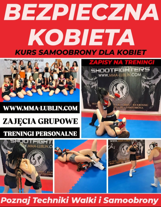 SAMOOBRONA DLA KOBIET LUBLIN MMA KICKBOXING BOKS MUAYTHAI